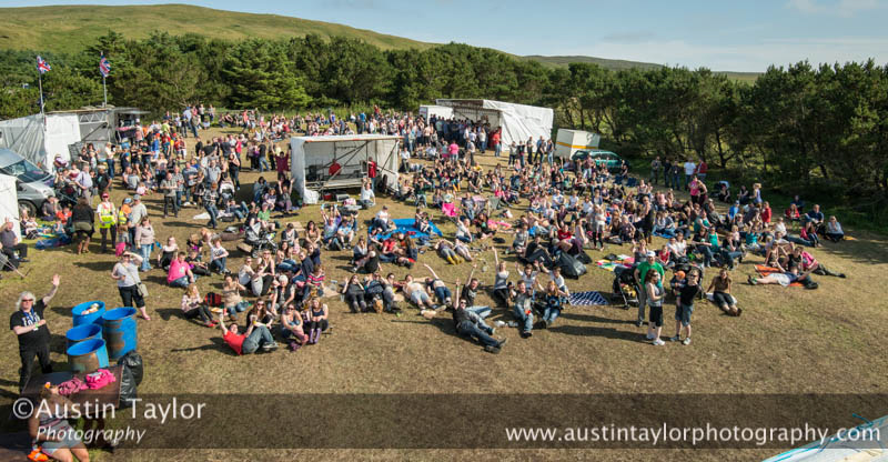 Audience at the Glusstonberry Festival 2013