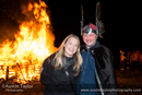 Clare and a friend at Uyeasound Up Helly-Aa 2014