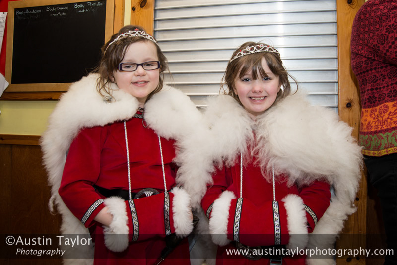 Brogan Ratter and Sophie Gilbertson - North Roe School - Northmavine Up Helly-Aa 2014