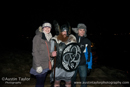 Guizer Jarl Kenny Williamson poses for a photo with spectators - Northmavine Up Helly-Aa 2014