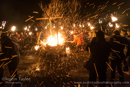 The Galley is set alight Bressay Up Helly-Aa 28 February 2014