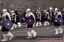 Up Helly-Aa 2011: morning procession - Junior Jarl Squad at the Esplanade