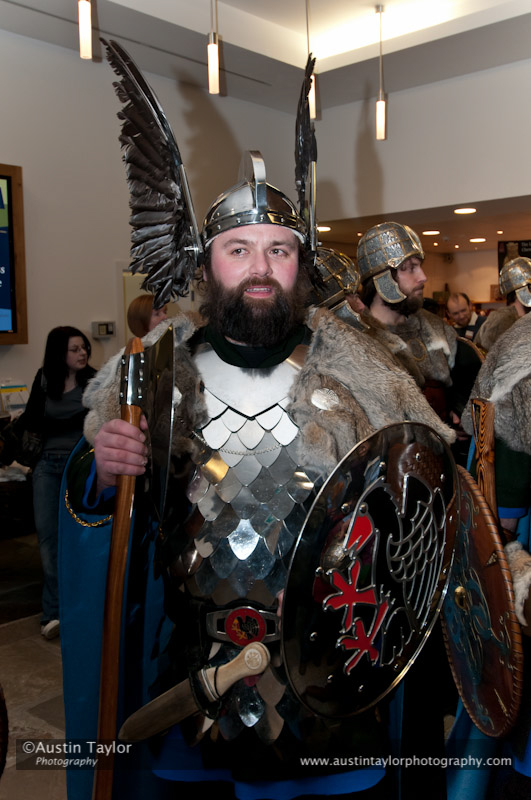 Up Helly-Aa 2011: at Lerwick Museum  and Archives - Guizer Jarl