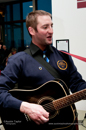 Up Helly-Aa 2011: at Lerwick Museum  and Archives - musicians - Gary Smith