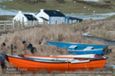 Yoals hauled out at Norwick, Unst