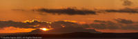 Sunset over Foula, Shetland