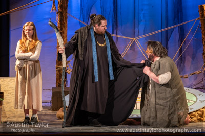 Open Door Drama perform Shakespeare's The Tempest at The Garrison Theatre, Lerwick