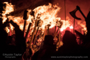 Scalloway Fire Festival 2018 with Jarl Ragnar Sutrika Lothbrok (Leslie Wills Setrice) and his galley Jörmungandr