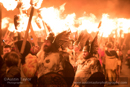 Scalloway Fire Festival 2018 with Jarl Ragnar Sutrika Lothbrok (Leslie Wills Setrice) and his galley Jörmungandr