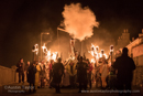 Scalloway Fire Festival 2018 with Jarl Ragnar Sutrika Lothbrok (Leslie Wills Setrice) and his galley Jörmungandr