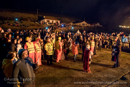 Scalloway Fire Festival 2018 with Jarl Ragnar Sutrika Lothbrok (Leslie Wills Setrice) and his galley Jörmungandr