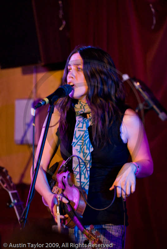 Madison Violet play the Royal British Legion, Lerwick at the 29th Shetland Folk Festival 2009