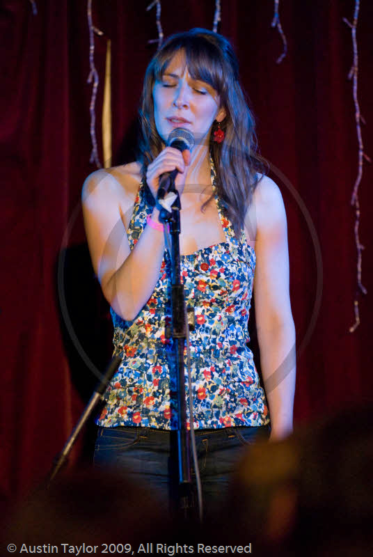 Emily Smith plays the Royal British Legion, Lerwick at the 29th Shetland Folk Festival 2009