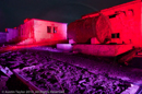 Mirrie Dancers Illuminations - former listening station, Garths Ness, Dunrossness, Shetland