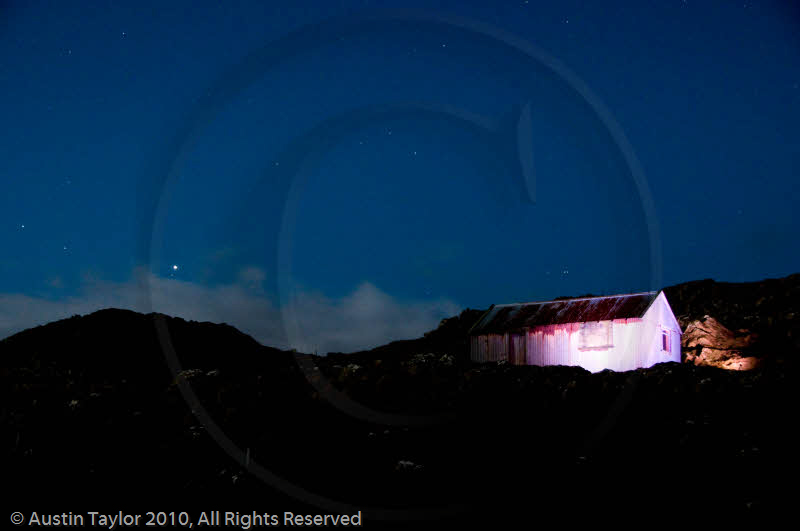 Mirrie Dancers Illuminations - Tin Shed, Haroldswick, Unst