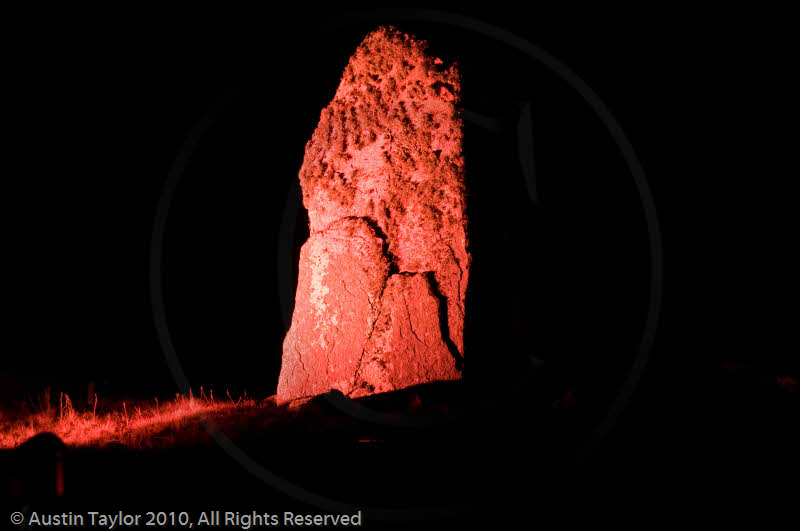 Mirrie Dancers Illuminations - Giant's Grave, Lochend, Northmavine