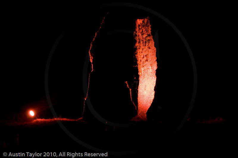 Mirrie Dancers Illuminations - Giant's Grave, Lochend, Northmavine