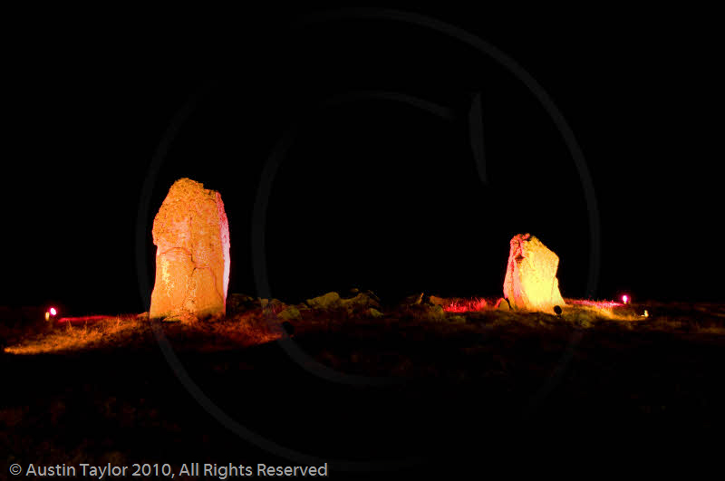 Mirrie Dancers Illuminations - Giant's Grave, Lochend, Northmavine