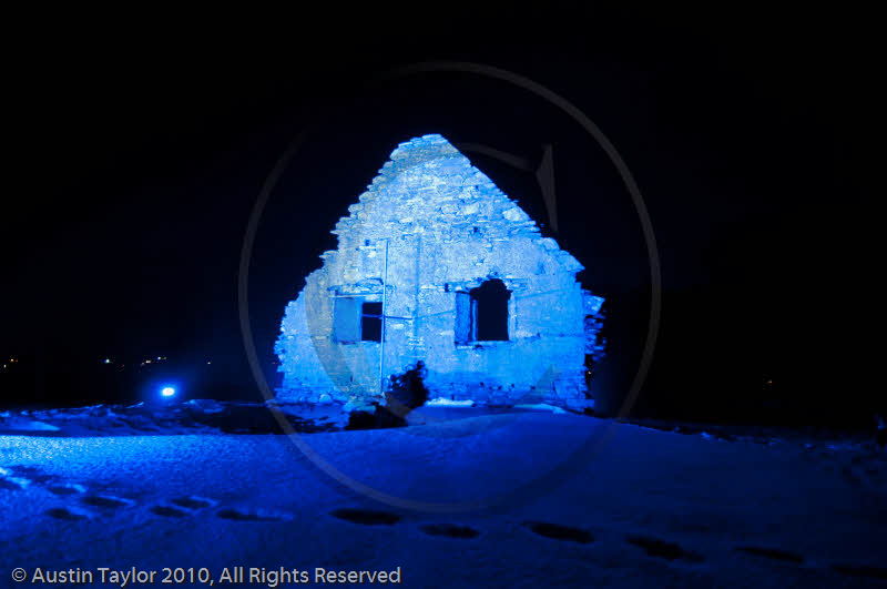 Mirrie Dancers Illuminations - Auld Chapel, Longfield, Dunrossness