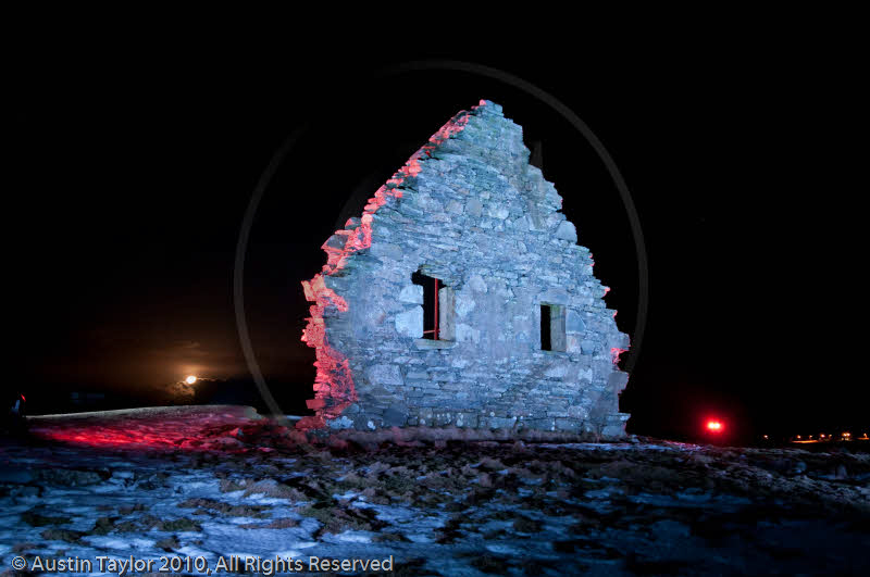 Mirrie Dancers Illuminations - Auld Chapel, Longfield, Dunrossness