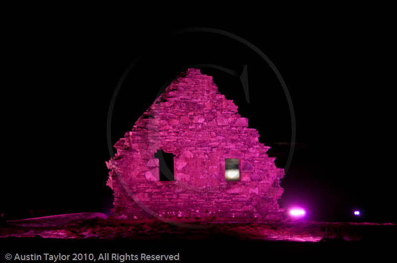 Mirrie Dancers Illuminations - Auld Chapel, Longfield, Dunrossness