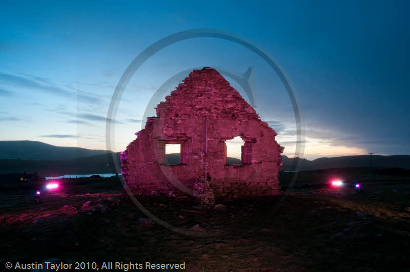 Mirrie Dancers Illuminations - Auld Chapel, Longfield, Dunrossness