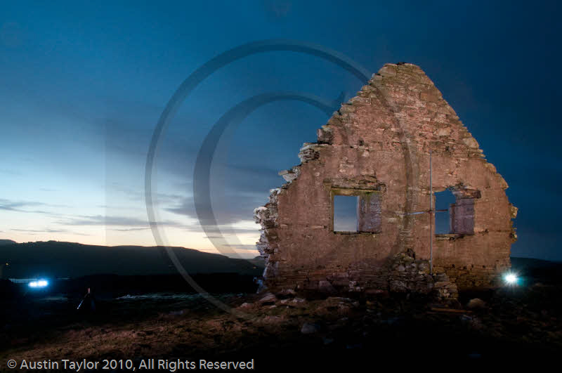 Mirrie Dancers Illuminations - Auld Chapel, Longfield, Dunrossness