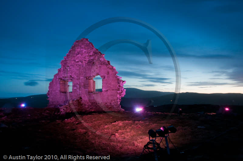 Mirrie Dancers Illuminations - Auld Chapel, Longfield, Dunrossness