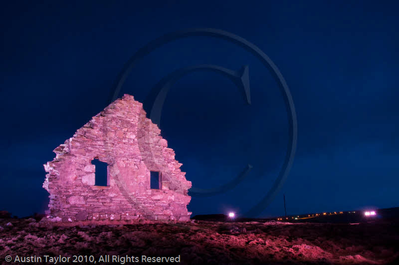 Mirrie Dancers Illuminations - Auld Chapel, Longfield, Dunrossness