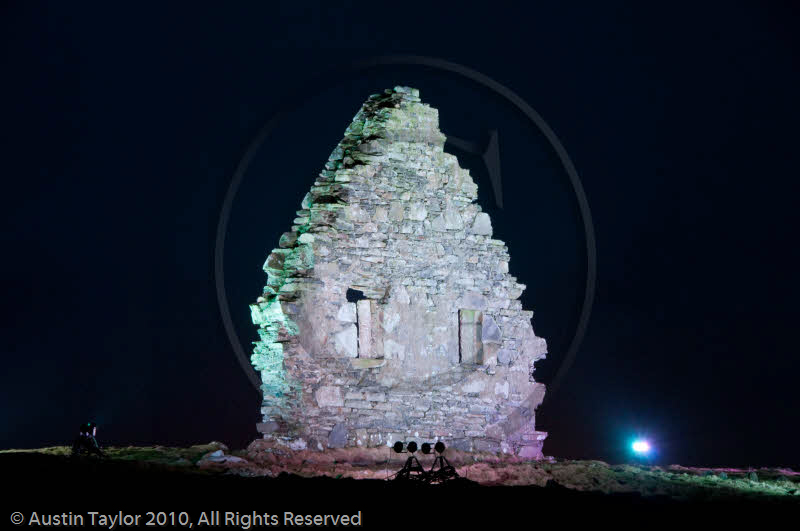 Mirrie Dancers Illuminations - Auld Chapel, Longfield, Dunrossness