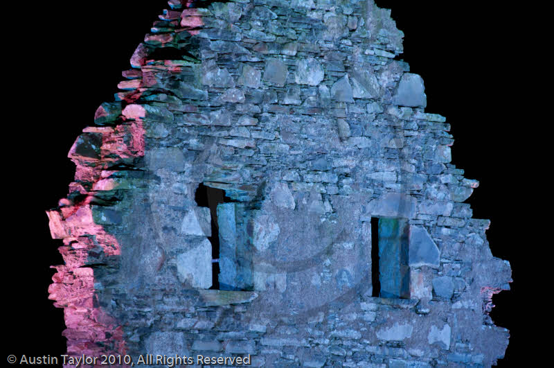 Mirrie Dancers Illuminations - Auld Chapel, Longfield, Dunrossness