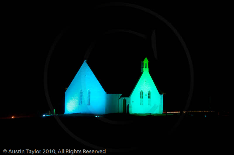 Mirrie Dancers Illuminations - Reawick Congregational Church