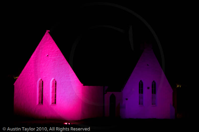 Mirrie Dancers Illuminations - Reawick Congregational Church