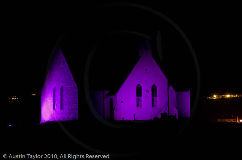 Mirrie Dancers Illuminations - Reawick Congregational Church