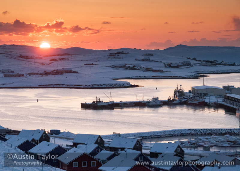 Sunset from Scord