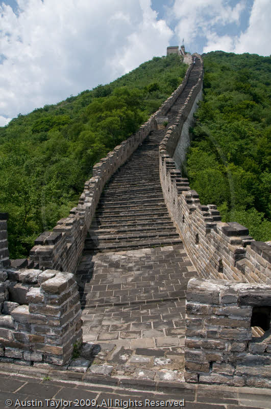 The Great Wall at Mutianyu, north of Beijing